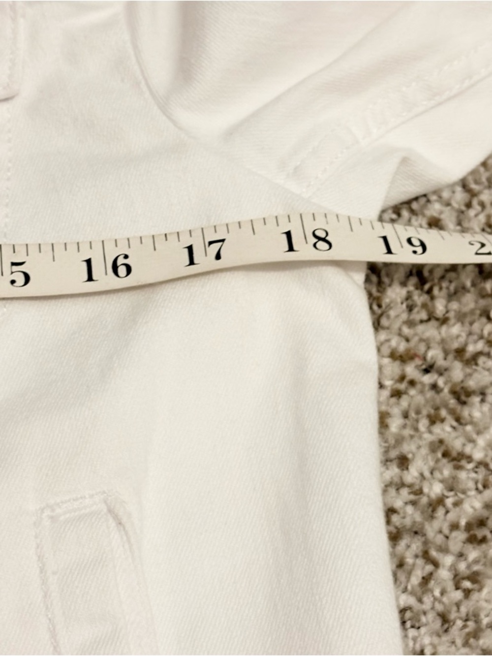 BANANA REPUBLIC White Denim Jacket MP - Picture 12 of 12
